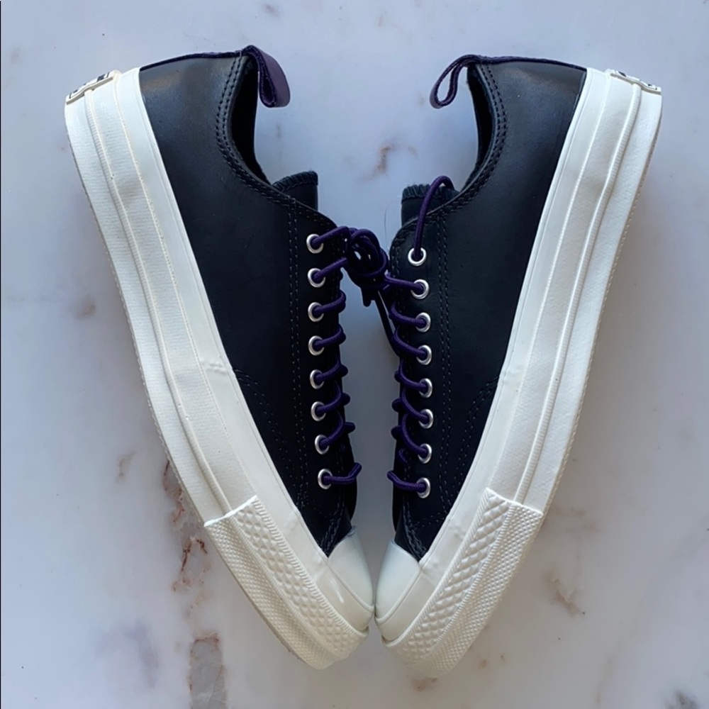 NWT converse chuck 70 ox black leather - Picture 6 of 9